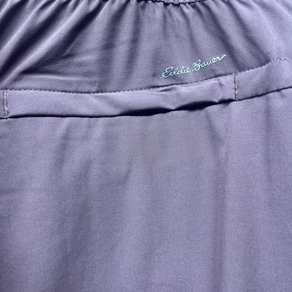 Eddie Bauer Women’s Traveler Ankle Pants Pull On Elastic Waist Mauve Size M - Picture 5 of 8